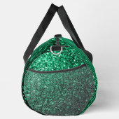Smaragdgrüne Imitate Glitzer Glitzern Duffle Bag (Rechts)