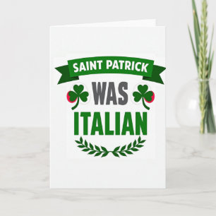 Smaragdgrüne italienische Karte
