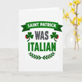 Smaragdgrüne italienische Karte (Gelbe Blume)