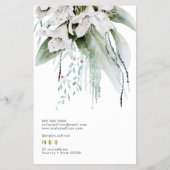 smaragdgrüne Preisliste Flyer (Hinten)