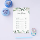 smaragdgrüne Preisliste Flyer (Einzeln)