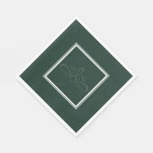 Smaragdgrüne Servietten (Ecke)