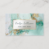 Smaragdgrüne Tintenpatrone Visitenkarte (Vorderseite)