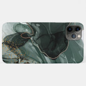 Smaragdgrüne und goldene Marmorplatte, Marmorhinte Case-Mate iPhone Hülle (Rückseite (Horizontal))