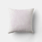 Smaragdgrüne violette Blumen Kissen (Rückseite)