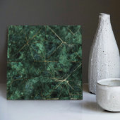 Smaragdgrüne Wanddekoration Jugendstil-Mosaik Fliese