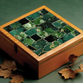 Smaragdgrüne Wanddekoration Moderne schicke Mosaik Fliese