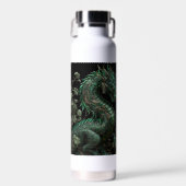 Smaragdgrüner Drache Trinkflasche (Vorne)