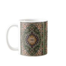 Smaragdgrüner Teppich im marokkanischen Stil Mug à