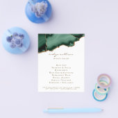 smaragdgrünes Age auf weißem Flyer (Einzeln)