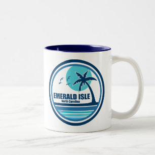 Smaragdinsel North Carolina Palme Vögel Zweifarbige Tasse