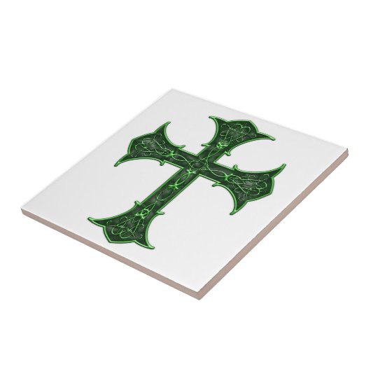 Smaragdkreuz Fliese (Seite)