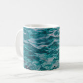 Smaragdozeanwellen Kaffeetasse (Vorderseite Links)