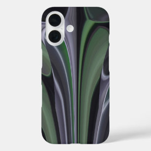 Smaragdradiance Schöne grüne Aurora-Textur iPhone 16 Hülle