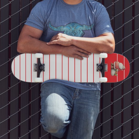 Smaragdrote Rücksendeadresse Skateboard (Außenbereich 3)