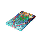 Smaragdschloss zauberers von Oz Stainglass Badematte (Schrägansicht)