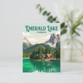 Smaragdsee Kanada Postkarte (Stehend Vorderseite)
