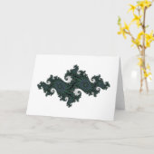 SmaragdSeepferd-Julia-Gruß-Karte Karte (Gelbe Blume)