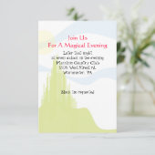 SMARAGDstadt Schläger Mitzvah Zauberer von Oz Einladung (Stehend Vorderseite)