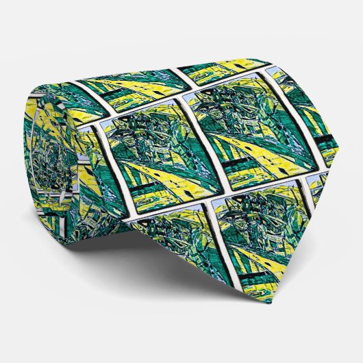 SMARAGDstadt-ZEICHNEN Krawatte (Gerollt)