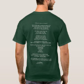 SMARAGDtablette VON HERMES [FREEMAN-ÜBERSETZUNG] T-Shirt (Rückseite)