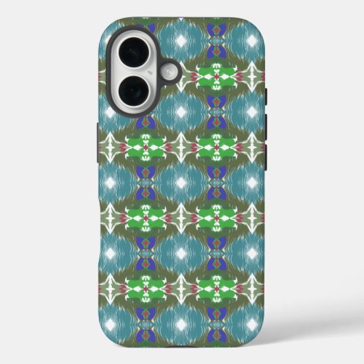 Smaragdtiden-Kaleidoskop Case-Mate iPhone Hülle (Rückseite)
