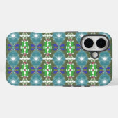 Smaragdtiden-Kaleidoskop Case-Mate iPhone Hülle (Rückseite (Horizontal))