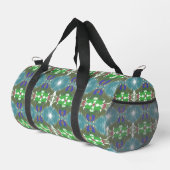 Smaragdtiden-Kaleidoskop Duffle Bag (Rechte Ecke)