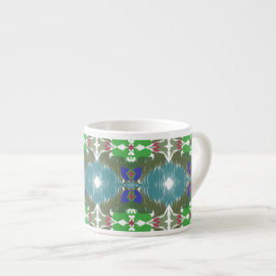 Smaragdtiden-Kaleidoskop Espressotasse
