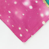 Smaragdtropfen Fleecedecke (Ecke)