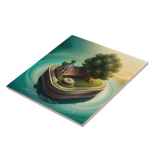 Smaragdverzauberung - traumhafte Zuhause, Baum des Fliese (Seite)