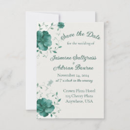 Smaragdvine-Hochzeit Save The Date