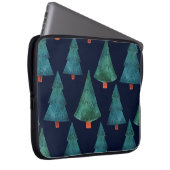 Smaragdwald: Winterurlaubswasser Laptopschutzhülle (Vorne Rechts)