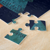 Smaragdwald: Winterurlaubswasser Puzzle (Seite)