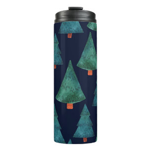 Smaragdwald: Winterurlaubswasser Thermosbecher