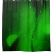 Smaragdwelle Duschvorhang (Vorderseite)
