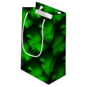 Smaragdwelle Kleine Geschenktüte (Rückseite Schrägansicht)