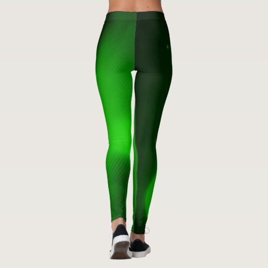 Smaragdwelle Leggings (Rückseite)