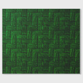 Smarald Block Wrapping Paper Geschenkpapier (Flach)