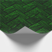 Smarald Block Wrapping Paper Geschenkpapier (Ecke)