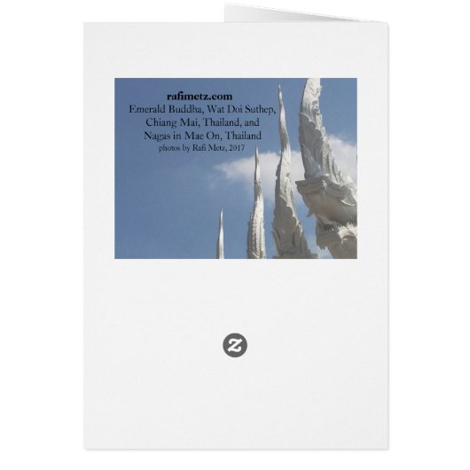 Smarald Buddha und Nagas in Thailand (Hinten)