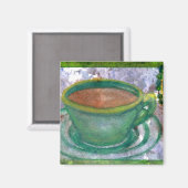 Smarald Coffee CricketDiane Kaffeekunst Magnet (Vorderseite/Rückseite)