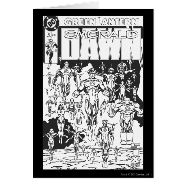 Smarald Dawn Cover, Schwarz und Weiß (Vorne)