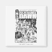 Smarald Dawn Cover, Schwarz und Weiß Magnet (Vorne)