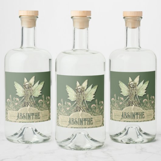 Smarald Enchanted Elixir Fee Alkoholflaschenetikett (Flaschen)