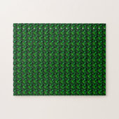Smarald Gemstone Art, grün Puzzle (Horizontal)