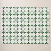 Smarald Gemstone Art, grün Sherpadecke (Vorderseite (Horizontal))