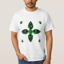 Smarald Gemstone Art, grün T-Shirt