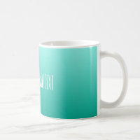 Smarald Gradient benutzerdefinierte Tasse