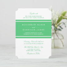 Smarald Green Modern Wedding